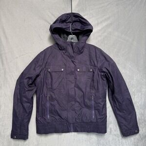 Columbia Jacket Womens Large Purple Omni-Shield Hooded Insulated Ski Anorak